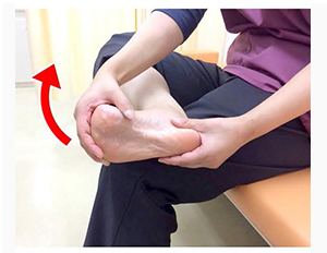 足底のストレッチ